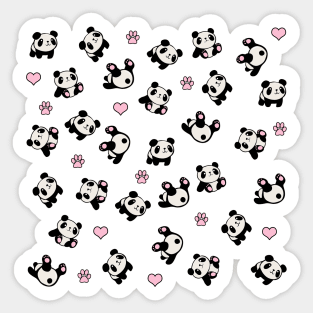 Panda Pattern Sticker